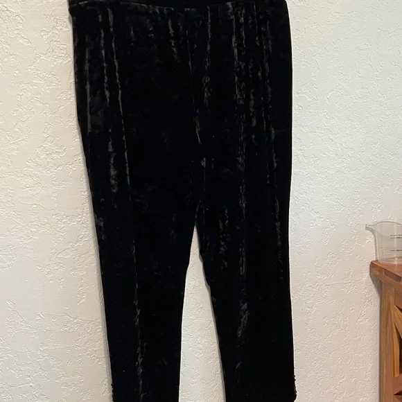 Chico’s velvet and sequins evening slim leg pants - Picture 6 of 8